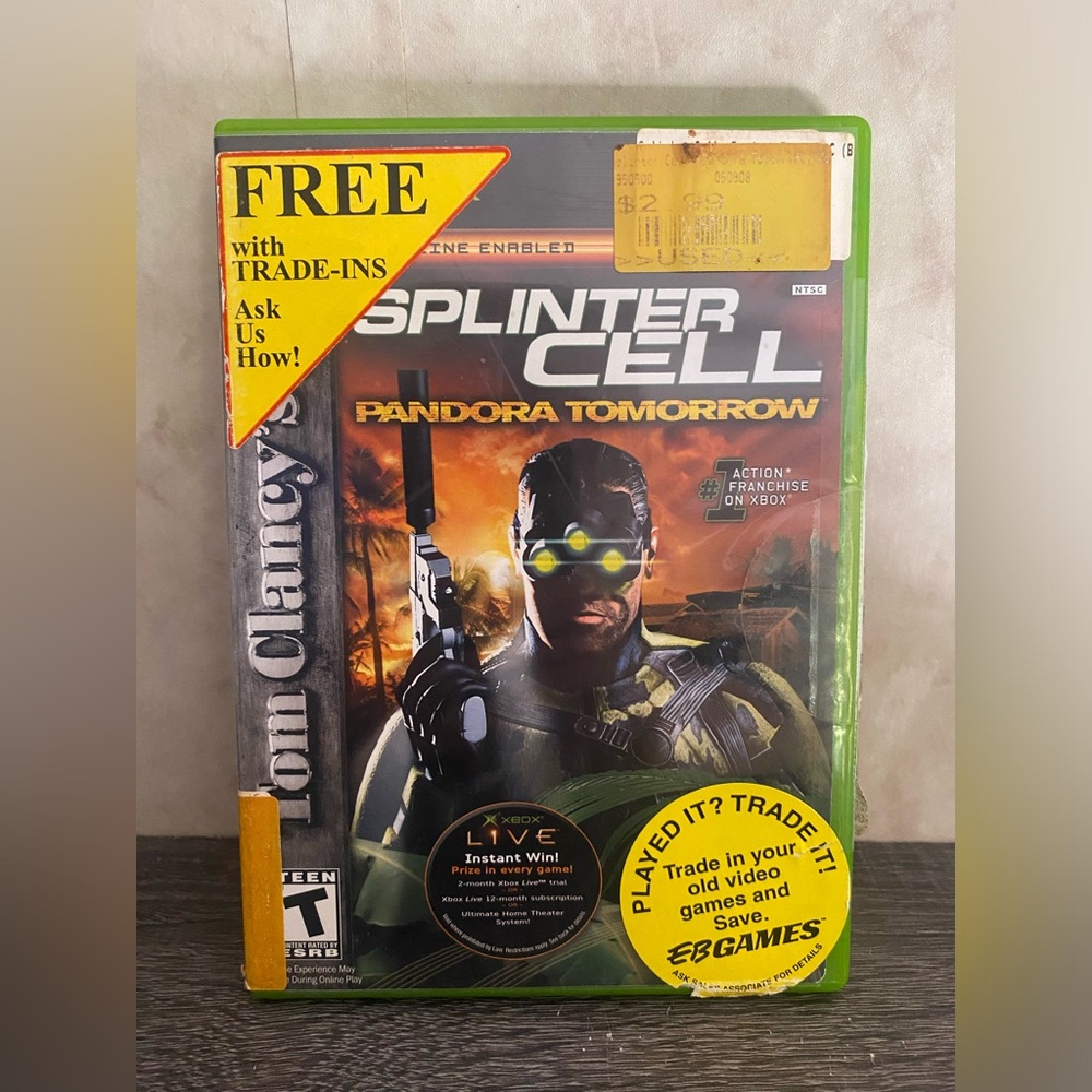 Tom Clancy's Splinter Cell: Pandora Tomorrow (Microsoft Xbox, 2004)
